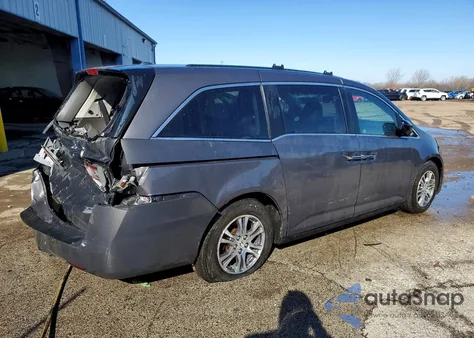 2012 Honda Odyssey Exl z USA, uszkodzony, nr VIN 5FNRL5H66CB057524